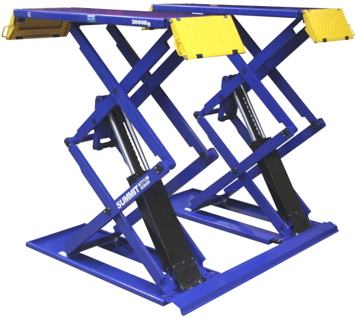 ST7130 3000 kg Full Height Scissor Lift Precision Automotive Equipment