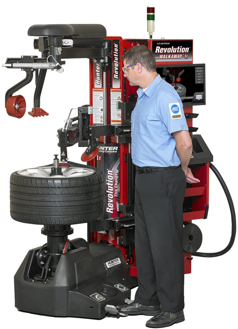 TCR1XE Revolution Tyre Changer With WalkAway Operation Precision